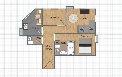 Apartamento T2 para Venda em Misericórdia