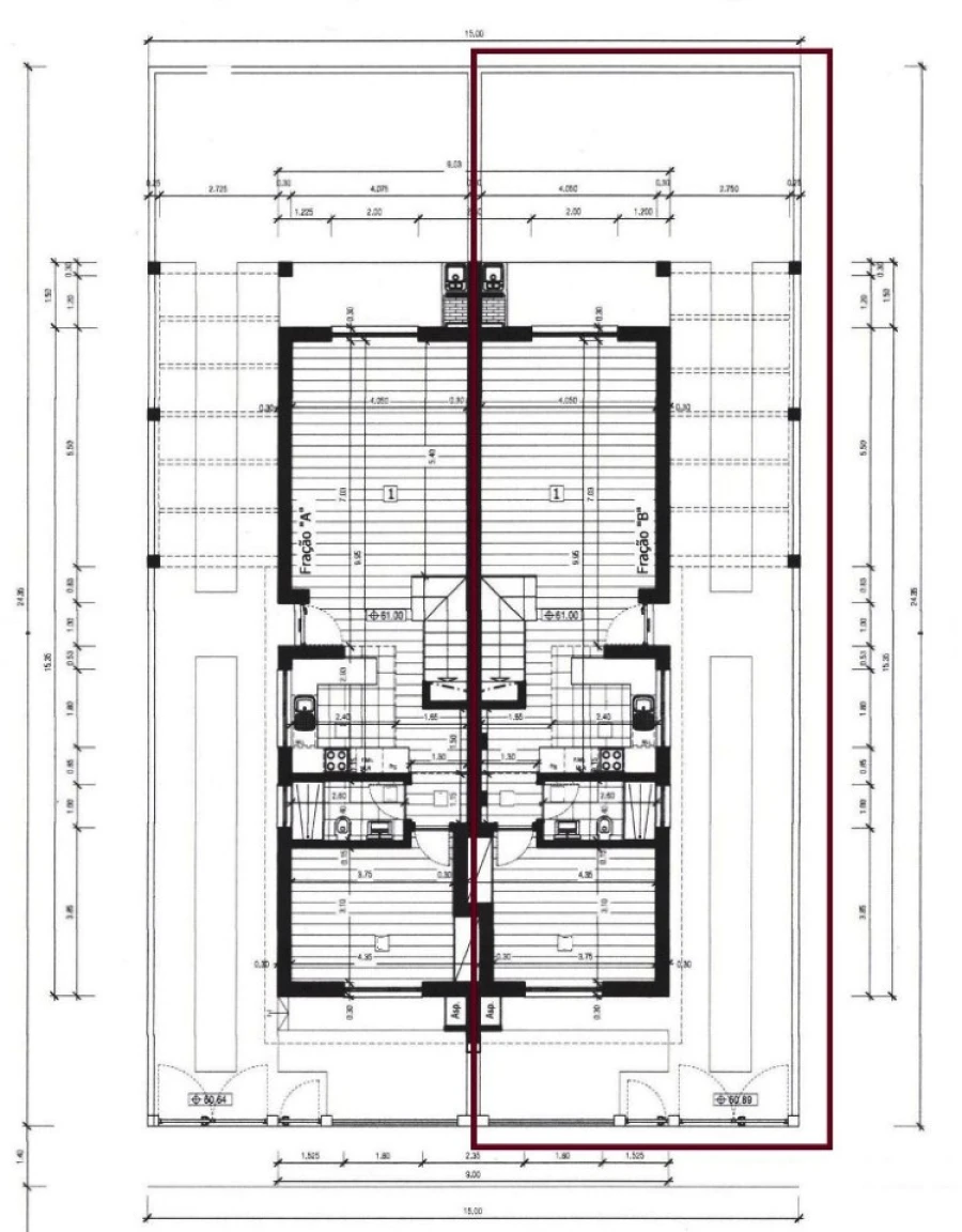 Moradia T3 para Venda em Fernao Ferro Planta 3