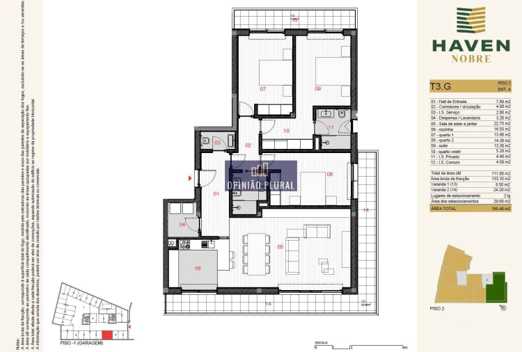 Apartamento T3 para Venda em Silvares, Pias, Nogueira e Alvarenga Foto 20