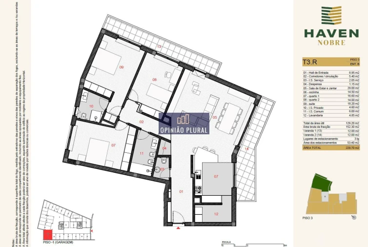 Apartamento T3 para Venda em Silvares, Pias, Nogueira e Alvarenga Foto 20