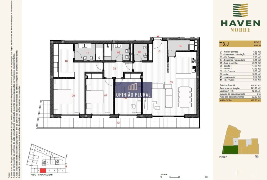 Apartamento T3 para Venda em Silvares, Pias, Nogueira e Alvarenga Foto 20