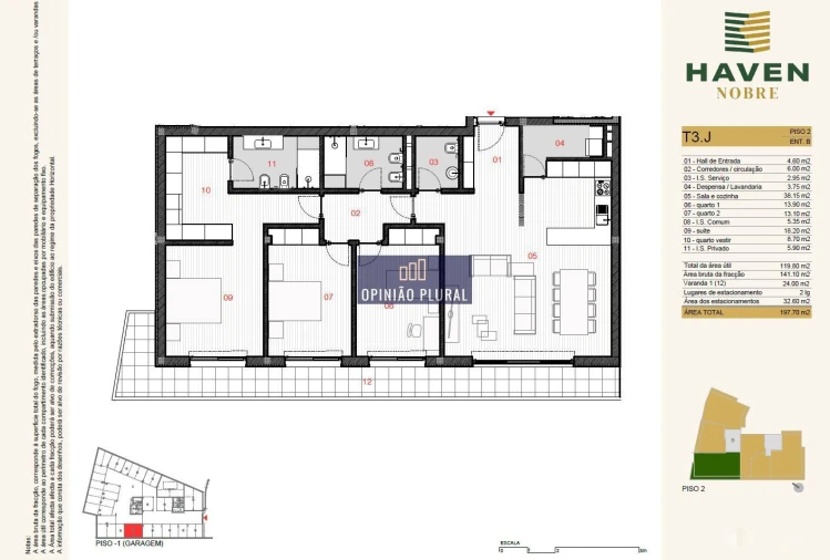 Apartamento T3 para Venda em Silvares, Pias, Nogueira e Alvarenga Foto 20