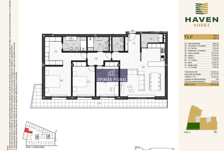 Apartamento T3 para Venda em Silvares, Pias, Nogueira e Alvarenga Foto 20