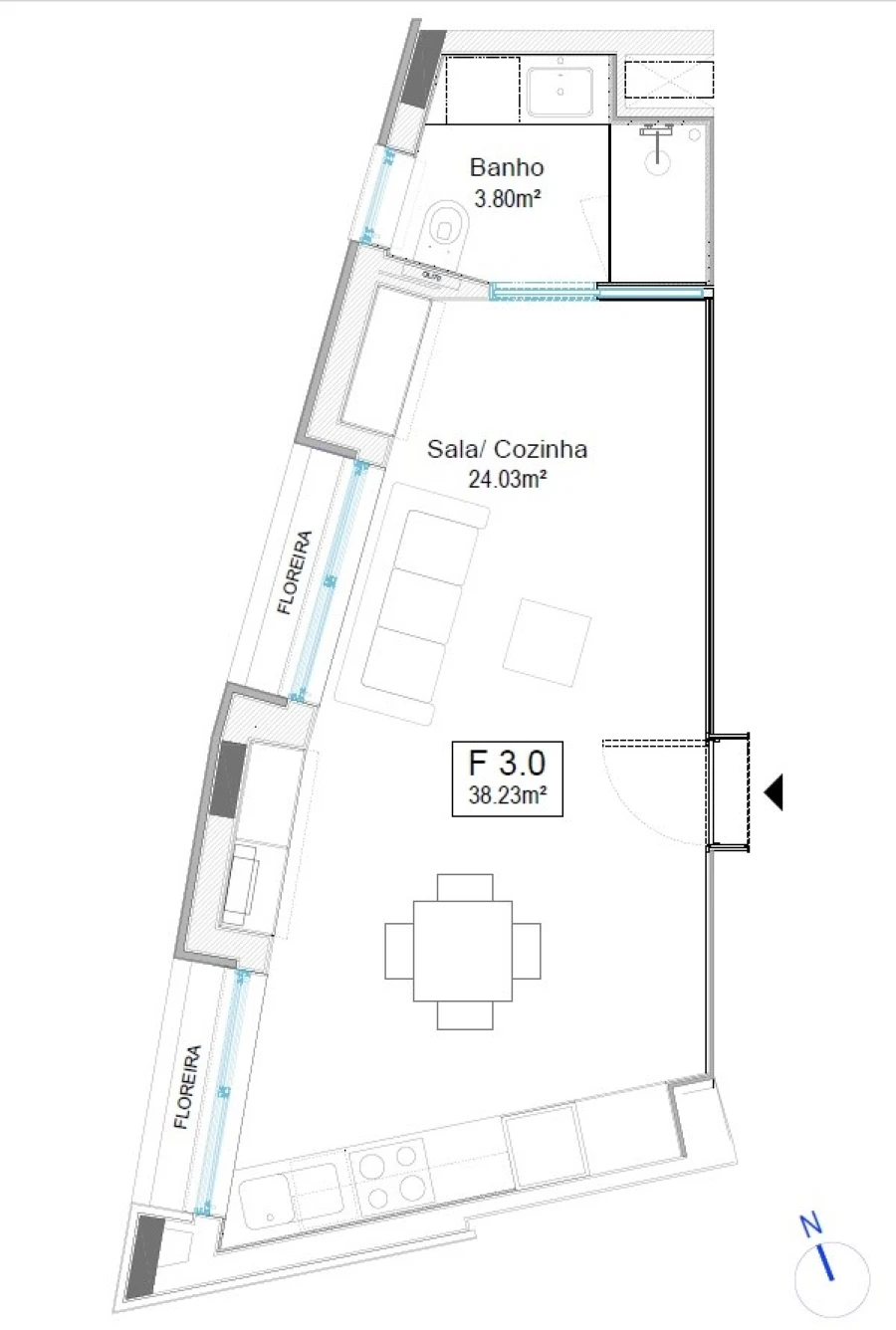 Apartamento para Venda em Lordelo do Ouro e Massarelos Planta 1