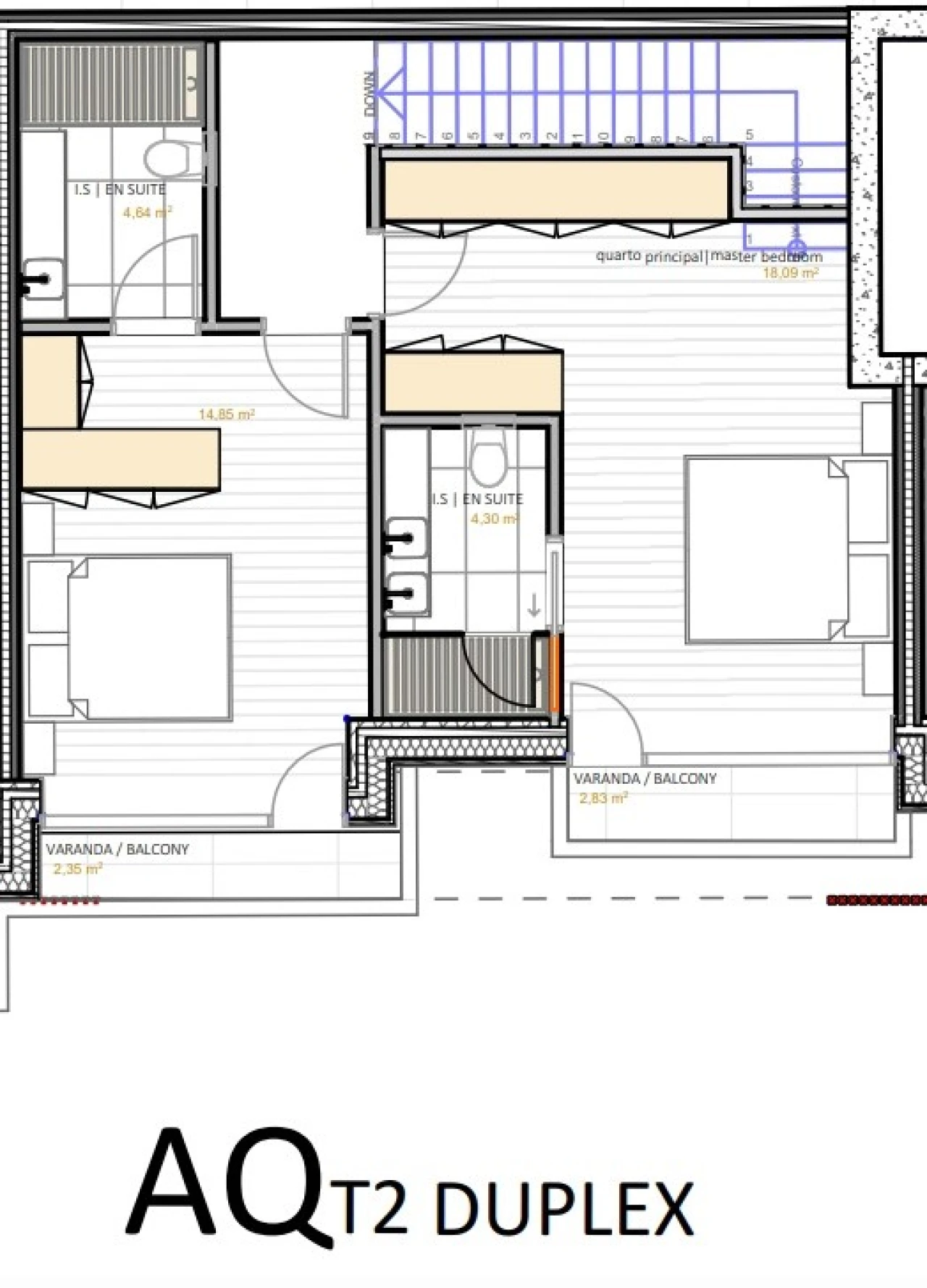 Apartamento T2 para Venda em Portimão Planta 2