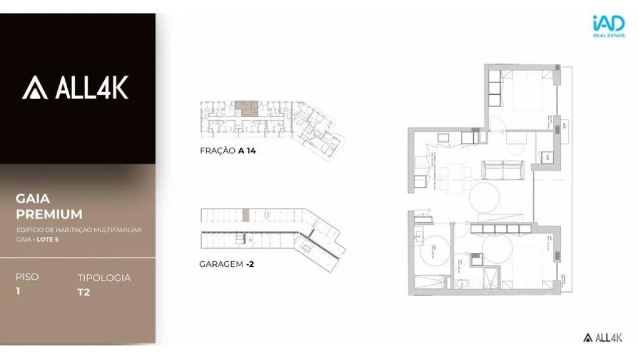 Apartamento T2 para Venda em Oliveira do Douro Foto 8