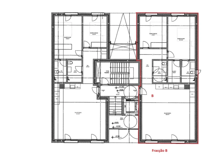 Apartamento T2 para Venda em Tavira (Santa Maria e Santiago) Planta 1