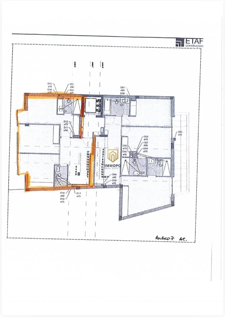 Apartamento T3 para Venda em Paranhos Planta 2