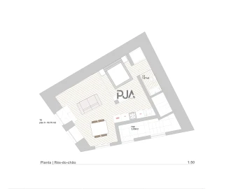 Apartamento T1 para Arrendamento em Abraveses