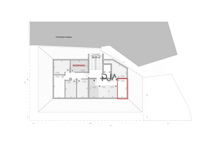 Apartamento T1 para Venda em Tondela e Nandufe Planta 2