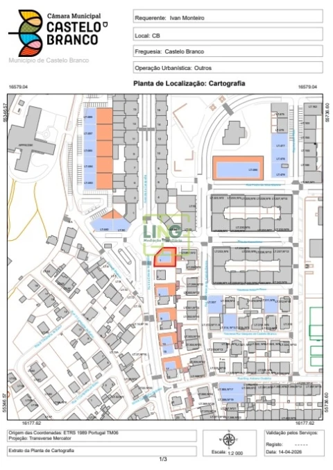 Terreno para Venda em Castelo Branco