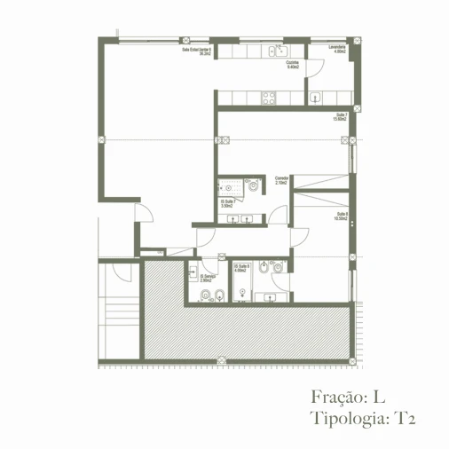 Apartamento T2 para Venda em Rio Tinto Planta 1