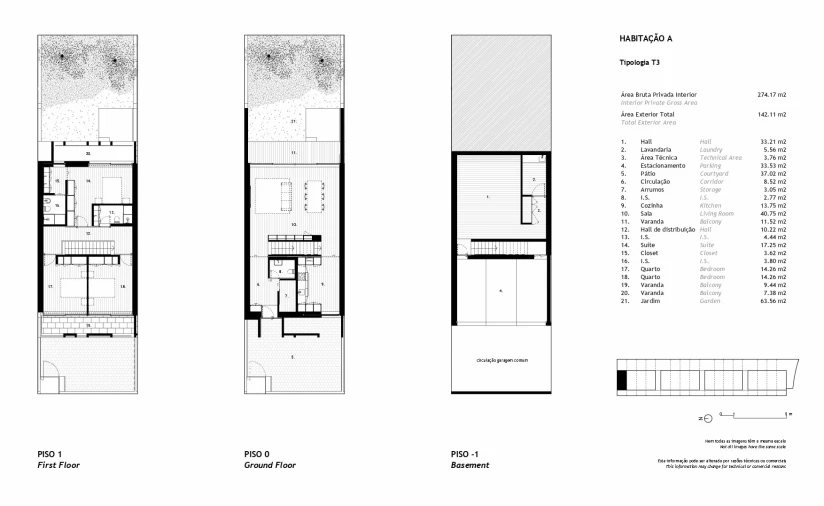 Moradia T3 para Venda em Arcozelo Planta 1