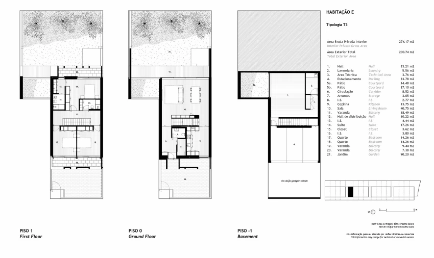 Moradia T3 para Venda em Arcozelo Planta 1