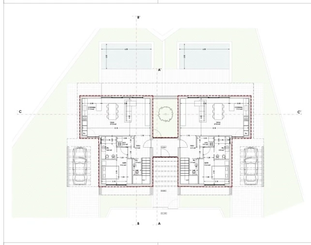 Moradia T3 para Venda em Afife Planta 1