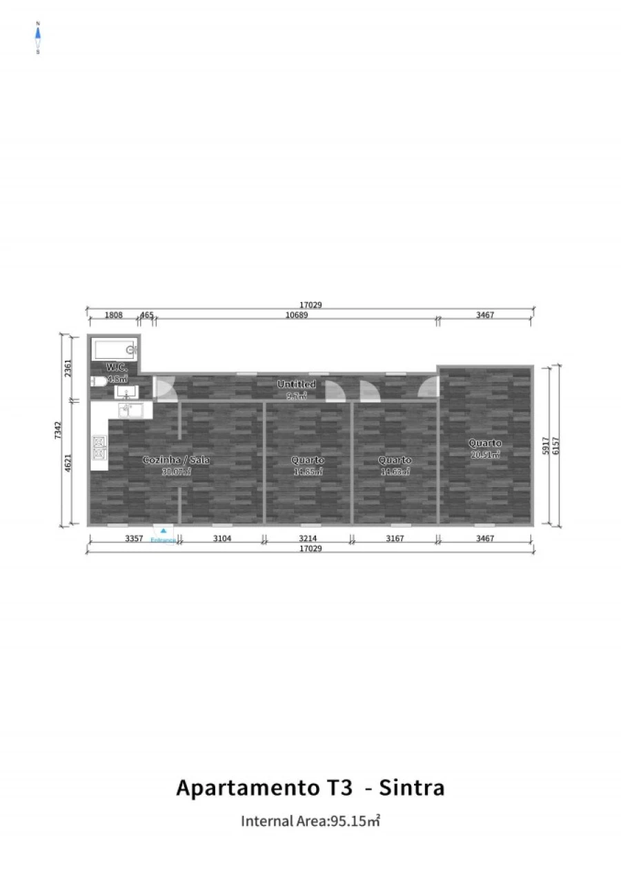 Prédio para Venda em Santa Maria e São Miguel, São Martinho, São Pedro Penaferrim Planta 2