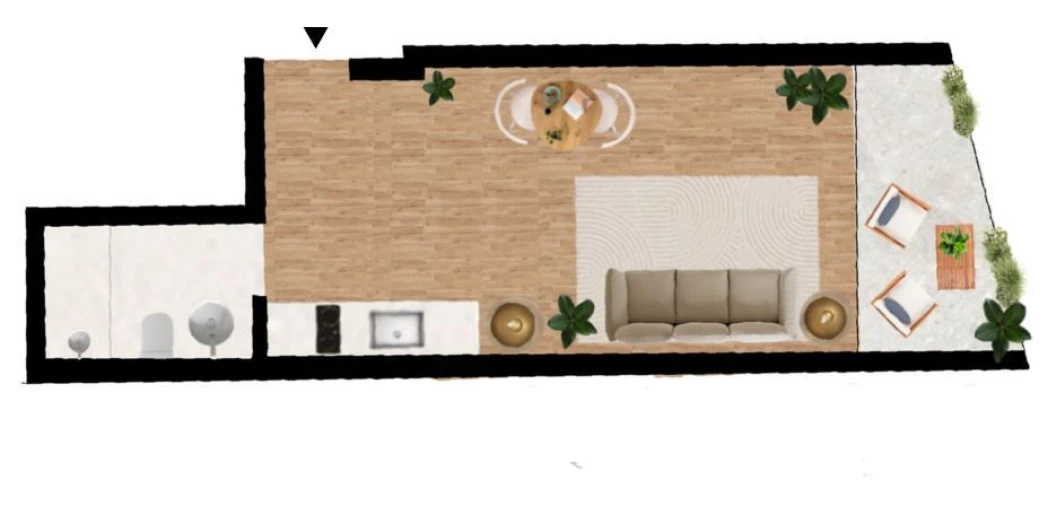 Apartamento T0 para Venda em Matosinhos e Leça da Palmeira Planta 1