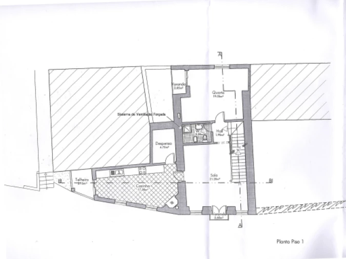 Moradia T2 para Venda em Orca Planta 1
