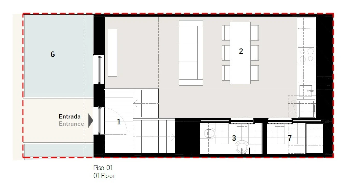 Apartamento T1 para Venda em Cedofeita, Santo Ildefonso, Sé, Miragaia, São Nicolau e Vitória Planta 2