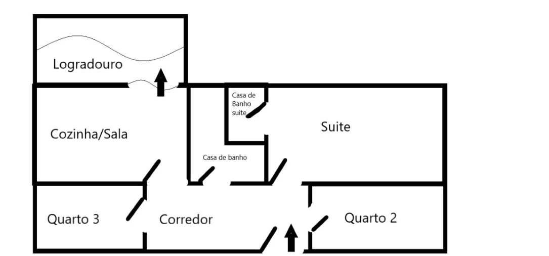 Apartamento T3 para Venda em Alverca do Ribatejo e Sobralinho Planta 1