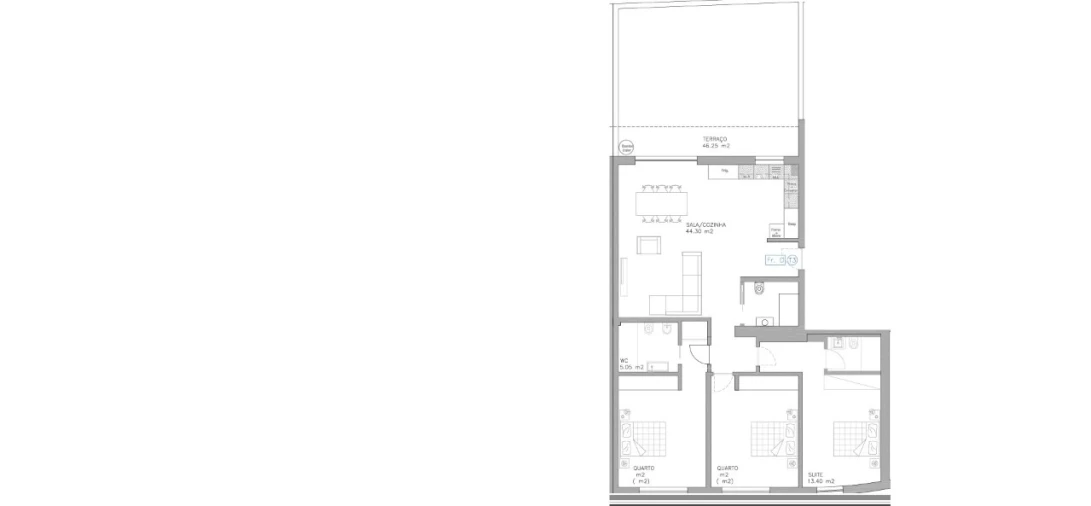 Apartamento T3 para Venda em Esgueira Planta 1