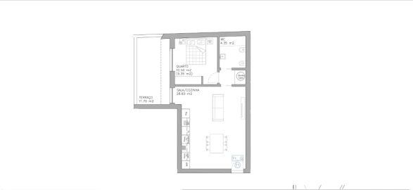 Apartamento T1 para Venda em Esgueira