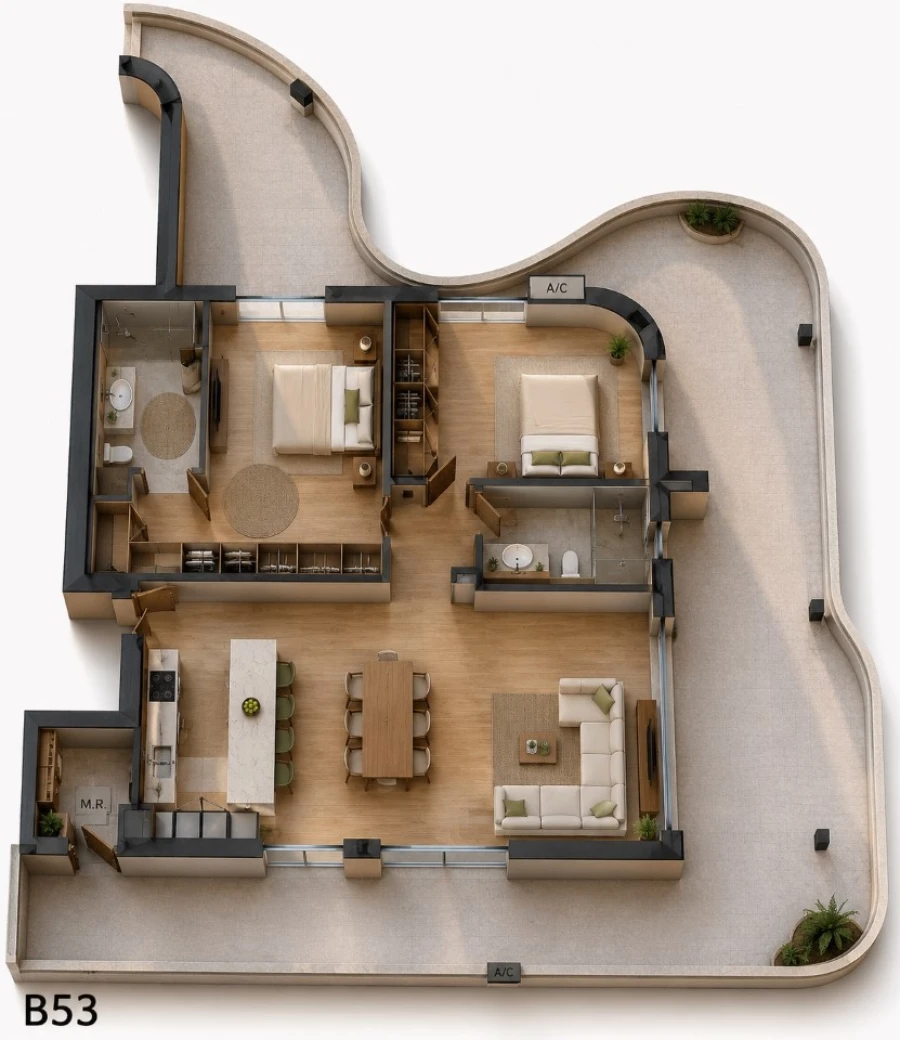 Apartamento T2 para Venda em Oliveira do Douro Planta 1