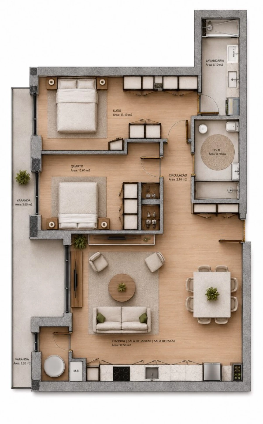 Apartamento T2 para Venda em Oliveira do Douro Planta 1