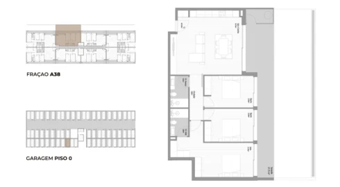 Apartamento T3 para Venda em Fânzeres e São Pedro da Cova
