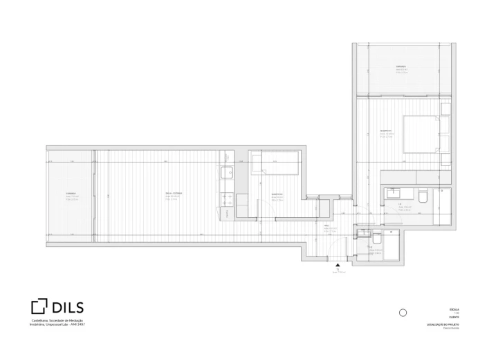Apartamento T2 para Venda em Quarteira Planta 1