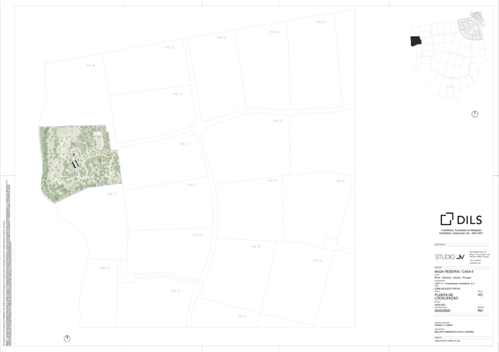 Terreno para Venda em Grândola e Santa Margarida da Serra Planta 2