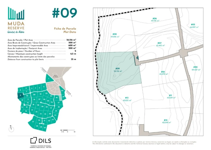 Terreno para Venda em Grândola e Santa Margarida da Serra Planta 1
