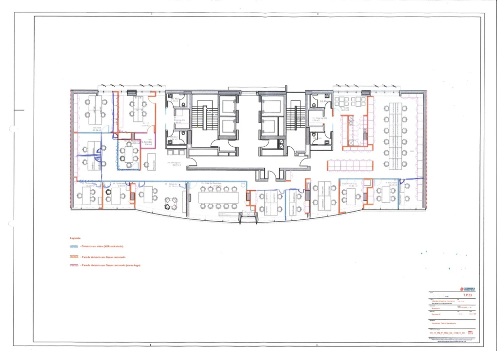 Escritório para Arrendamento em Parque das Nações Planta 2