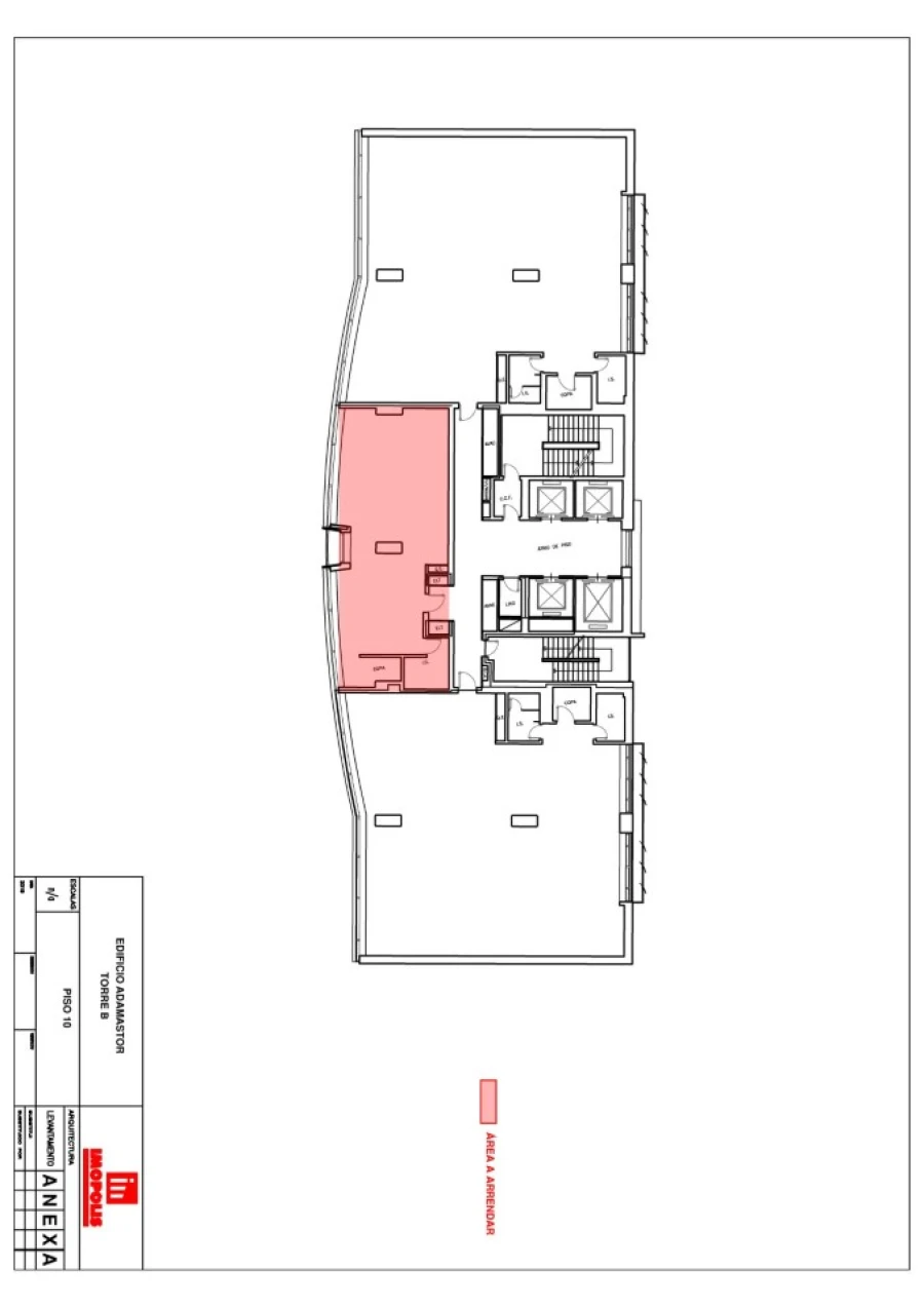 Escritório para Arrendamento em Parque das Nações Planta 1