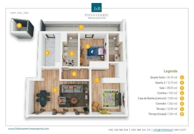 Apartamento T2 para Venda em Areeiro