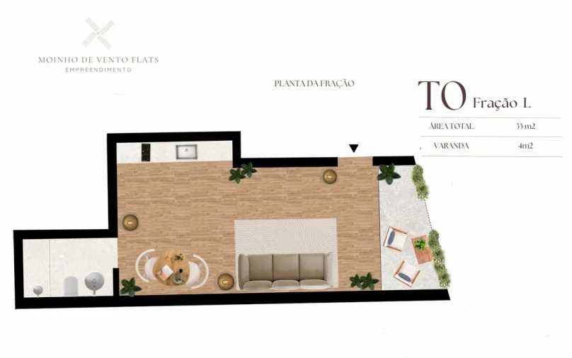 Apartamento para Venda em Matosinhos e Leça da Palmeira Planta 1