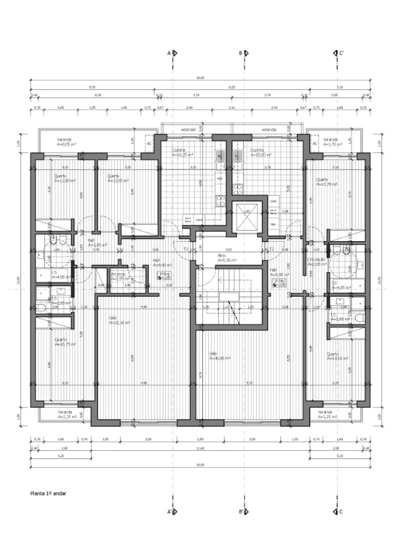 Apartamento T3 para Venda em Montijo e Afonsoeiro Planta 3