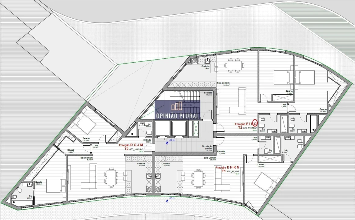 Apartamento T2 para Venda em Mafamude e Vilar do Paraíso Foto 15