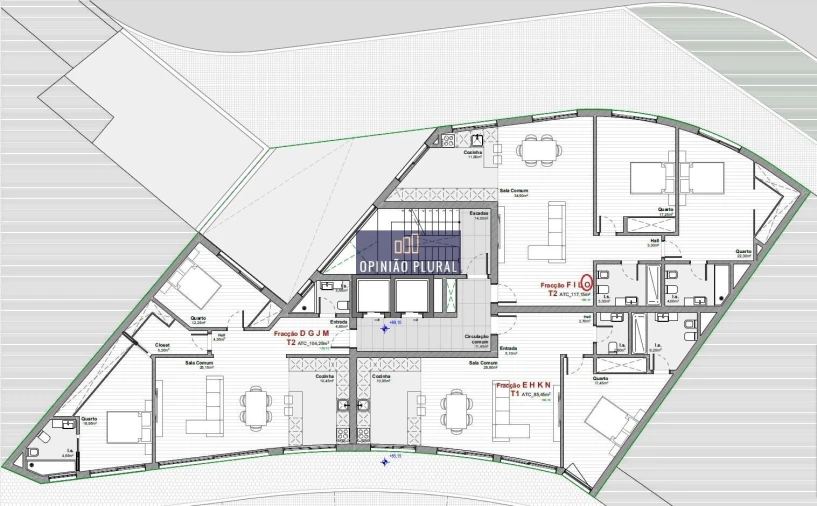 Apartamento T2 para Venda em Mafamude e Vilar do Paraíso Foto 15