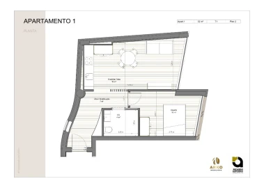 Apartamento T1 para Venda em Bonfim