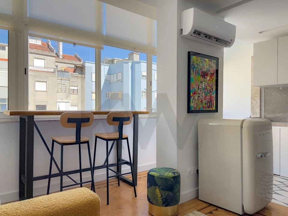 Apartamento T1 para Arrendamento em Campo de Ourique Foto 22