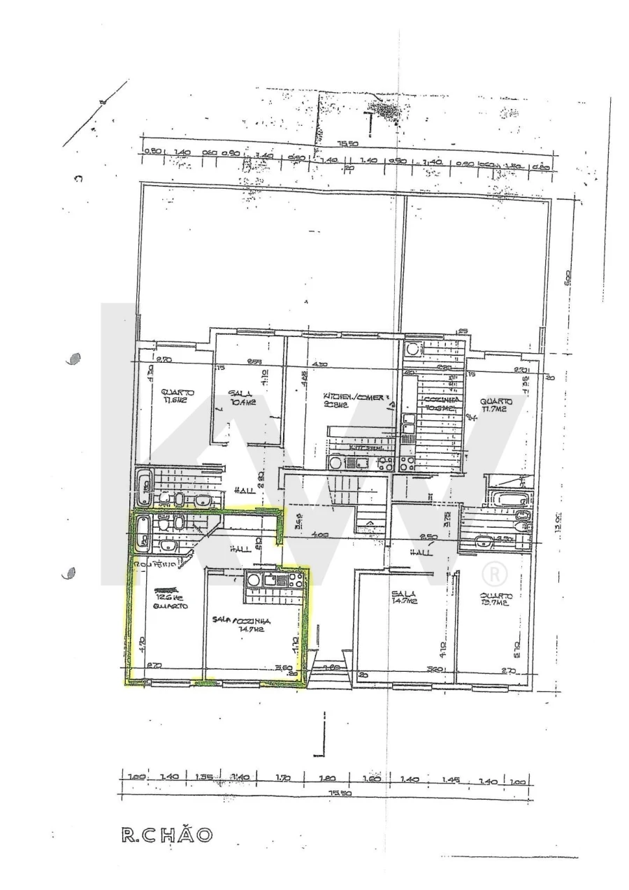 Apartamento T1 para Venda em Charneca de Caparica e Sobreda Planta 1