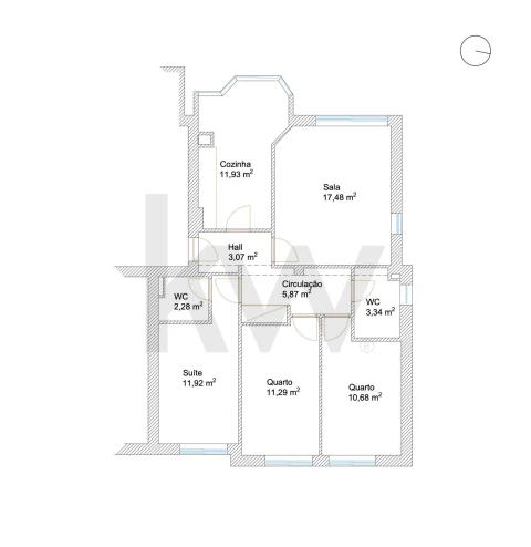 Apartamento T3 para Venda em Canidelo
