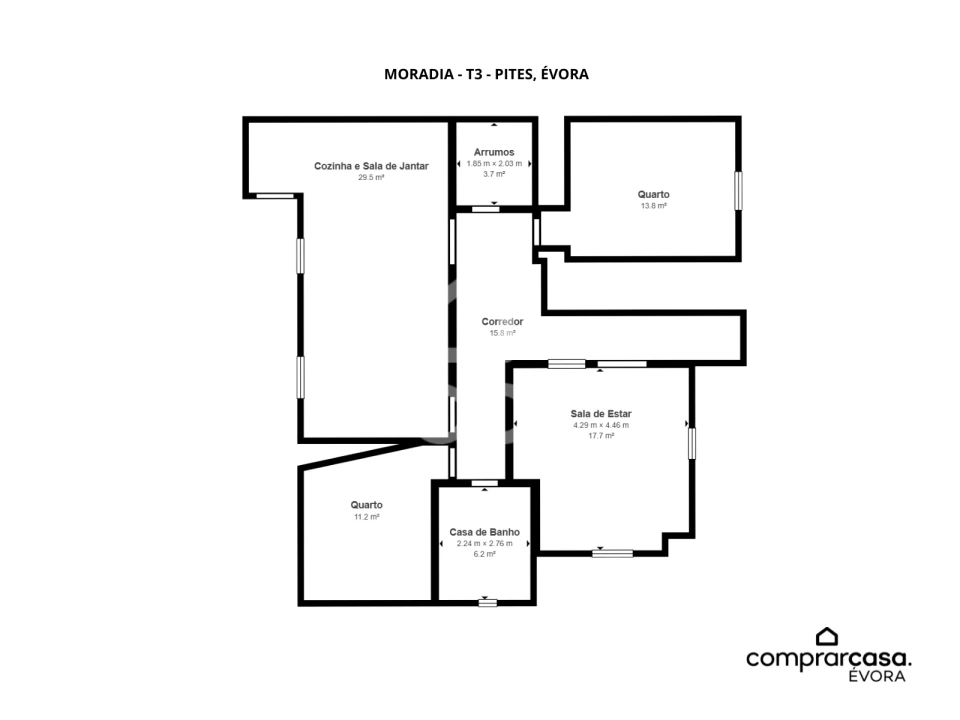Moradia T2 para Venda em Bacelo e Senhora da Saúde Foto 22