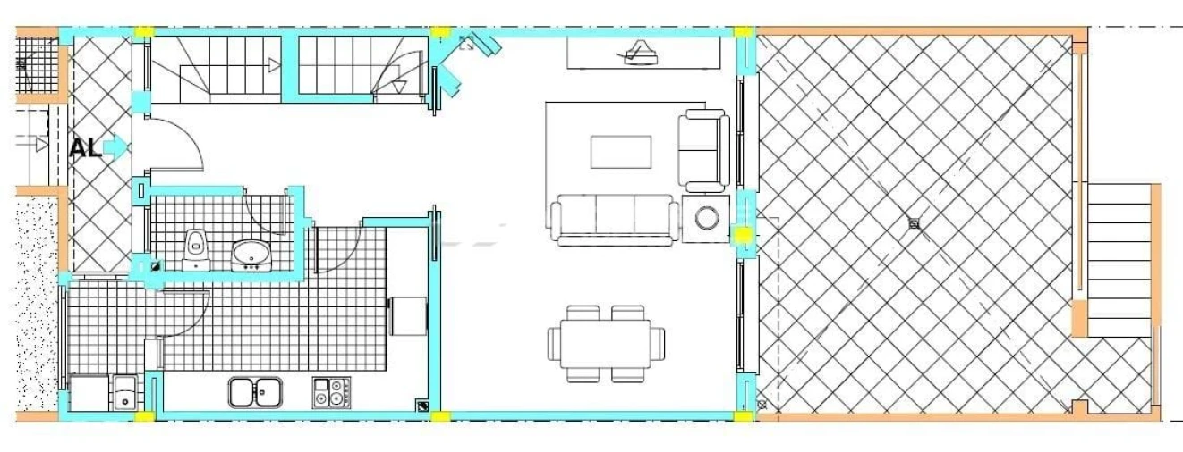 Moradia T3 para Venda em Quarteira Planta 1