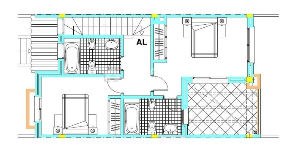 Moradia T3 para Venda em Quarteira Planta 2