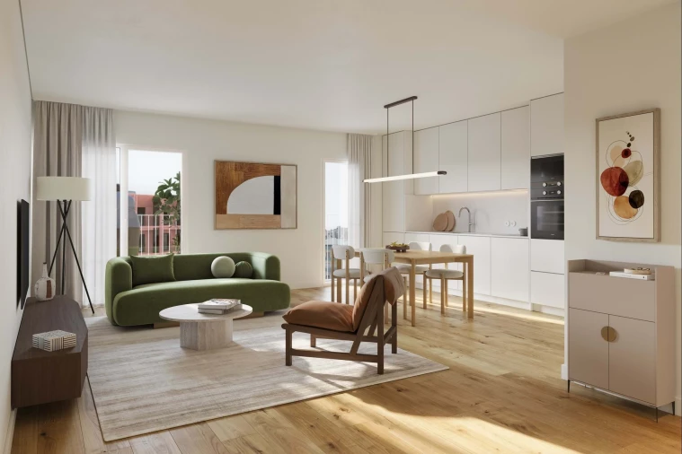 Apartamento T1 para Venda em Laranjeiro e Feijó Foto 15