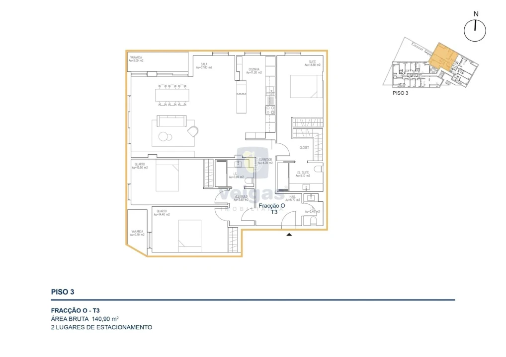 Apartamento T3 para Venda em Atouguia da Baleia Foto 18