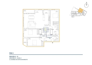 Apartamento T3 para Venda em Atouguia da Baleia