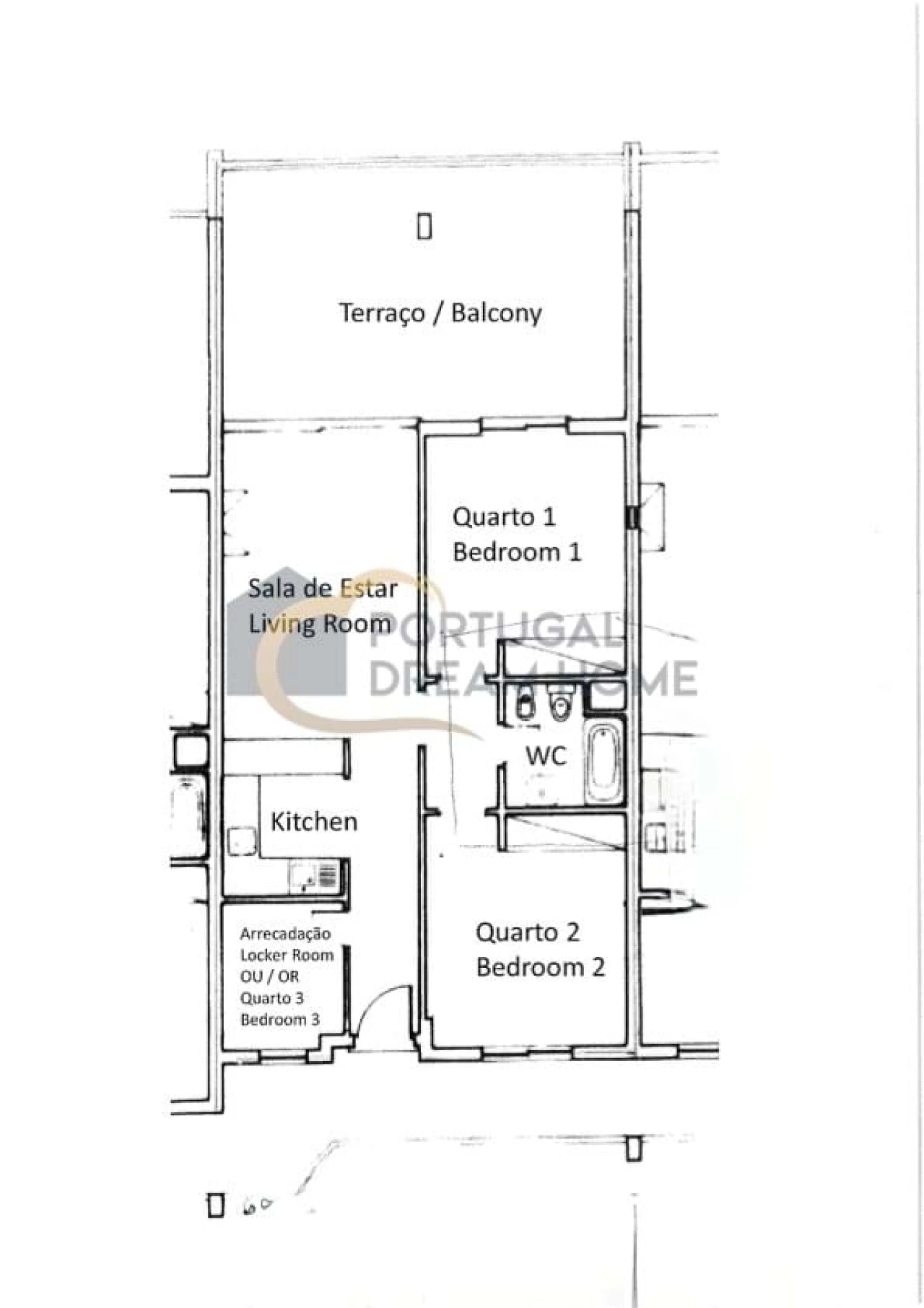 Apartamento T2 para Arrendamento em Albufeira e Olhos de Água Foto 14